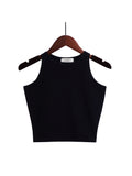 Wenkouban-Fashion 2025 New Women Sexy Cotton Crop Top Crop Bustier Multicolor Sleeveless Cropped Blusas Vest Tank Top Camisole 14 Colors