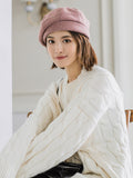 Wenkouban-Christmas Thanksgiving Personality Striped&Plaid Beret Hat