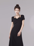 Wenkouban-2025 dress to impress party dress nye outfits women's black dress YM1552