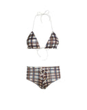 Wenkouban-spring outfits 2025 prety outfits Kaela Plaid Bikini Set