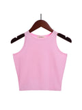 Wenkouban-Fashion 2025 New Women Sexy Cotton Crop Top Crop Bustier Multicolor Sleeveless Cropped Blusas Vest Tank Top Camisole 14 Colors