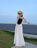 Wenkouban-2025 dress to impress party dress nye outfits Beach holiday beach long skirt strapless dress YM1037