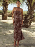 Wenkouban-spring outfits 2025 prety outfits Diala Leopard Maxi Dress