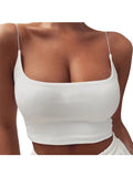 Wenkouban-Womens Summer Camis Tanks Tops Sleeveless Cotton Bustier Unpadded Bandeau Bra Vest Crop Top Seamless Tees