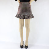 1980s fashion trends winter outfits  Black Friday Spring, Autumn and Winter Woolen Ruffled Skirt Sheath Skirt plus Size