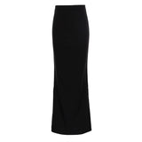 guys in skirts Women's Autumn and Winter Large Skirt Fashionable Elegant Thin Long Thick Skirt Sheath