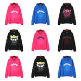 Hip Hop Men's and Women's Street Print Letter Hooded Collar Tops