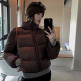 baggy Autumn and Winter Short down Jacket for Women 2024 High-Grade Small Korean Drama Female Main Ken Dou Style Coat Fashion