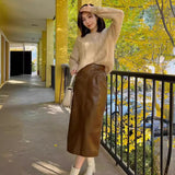 dream clothes 2024 Women's Clothing Chic Sweater + Skirt Two-Piece Suit for Women