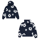 Street Hip Hop Kapok Printed Hooded Sweater Suit Men's Sweatshirt Sweatpants Suit