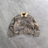 carhartt hoodie Printed Jacket Wear Y2k Camouflage Retro Casual Pants+Coat