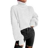 winter outfits women Women's Loose Thread Pilling Knitted Sweater Urban Trend Solid Color round Neck