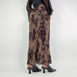 guys in skirts Gothic style Vintage Floral Printed Mesh Double-Layer Skirt Vintage Elegant Low Waist Slimming Dress