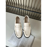 2024 Autumn Niche Loafers Single Shoes Women's Shoes Flat French Retro British Style