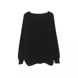 winter outfits women V-neck Pullover Thick Needle Casual Sweater Autumn and Winter