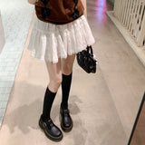 fall outfits idea mary jane shoes outfit skirts Single-Layer Shoes Women's Small Leather Shoes