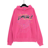 Hip Hop Men's and Women's Street Print Letter Hooded Collar Tops