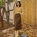 dream clothes 2024 Women's Clothing Chic Sweater + Skirt Two-Piece Suit for Women