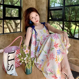 Wenkouban-2025 dress to impress party dress nye outfits New summer printed suspender dress  YM1451