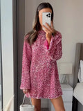 Wenkouban-new years eve outfits Christmas party outfits Sexy Multiple Colors Glitter Sequin Mini Dress Elegant Backless Bow Long Sleeve Dresses Lady New Year Christmas Party Vestidos