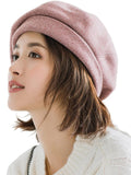 Wenkouban-Christmas Thanksgiving Personality Striped&Plaid Beret Hat