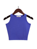 Wenkouban-Fashion 2025 New Women Sexy Cotton Crop Top Crop Bustier Multicolor Sleeveless Cropped Blusas Vest Tank Top Camisole 14 Colors