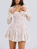 Wenkouban-Christmas Thanksgiving Gift New Year's Eve Dress party look inspos back to school dress  Alice Lace Mini Dress