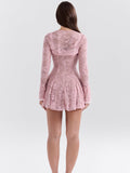 Wenkouban-Christmas Thanksgiving Gift New Year's Eve Dress party look inspos back to school dress  Alice Lace Mini Dress