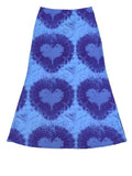 Wenkouban-nye outfits Tie-Dye Heart Wrap Midi Skirt 2025 fashion trends y2k style party club outfits