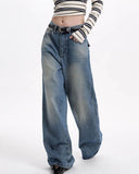 Wenkouban-back to school outfits spring outfits 2025 Basic Things Baggy Jeans