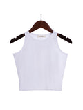 Wenkouban-Fashion 2025 New Women Sexy Cotton Crop Top Crop Bustier Multicolor Sleeveless Cropped Blusas Vest Tank Top Camisole 14 Colors