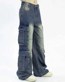 Wenkouban-back to school outfits spring outfits 2025 Young & Single Cargo Jeans