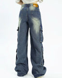 Wenkouban-back to school outfits spring outfits 2025 Young & Single Cargo Jeans