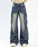 Wenkouban-back to school outfits spring outfits 2025 Young & Single Cargo Jeans