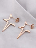 Wenkouban-Earrings with asymmetric star pendant- Streetwear y2k outfits Fall Outfits Christmas Thanksgiving Gift New Year's Eve