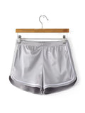 Wenkouban-New 2024 Women Shorts Summer Silk Slim Beach Casual White Egde Shorts Hot