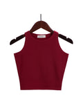 Wenkouban-Fashion 2025 New Women Sexy Cotton Crop Top Crop Bustier Multicolor Sleeveless Cropped Blusas Vest Tank Top Camisole 14 Colors