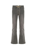 Wenkouban-y2k Outfits christmas outfit Vintage Distressed Low-Rise Cross-Tie Jeans