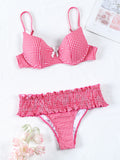 Wenkouban-spring outfits 2025 prety outfits Marlo Ruffle Bikini Set