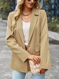 Wenkouban-Winter outfits ideas Women's casual long-sleeved small suit jacket