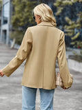 Wenkouban-Winter outfits ideas Women's casual long-sleeved small suit jacket