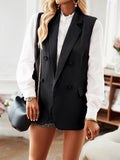 Wenkouban-Winter outfits ideas Women's New Temperament Commuter Jacket Suit Vest