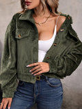 Wenkouban-Winter outfits ideas Women's New Solid Color Plush Casual Short Jacket