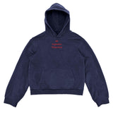 Wenkouban-back to school outfits spring outfits 2025 No Inspiration Navy Hoodie