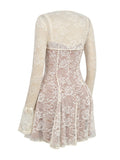 Wenkouban-Christmas Thanksgiving Gift New Year's Eve Dress party look inspos back to school dress  Alice Lace Mini Dress