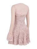 Wenkouban-Christmas Thanksgiving Gift New Year's Eve Dress party look inspos back to school dress  Alice Lace Mini Dress