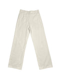 Wenkouban Vintage White Baggy Boyfriend Jeans with Splice