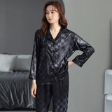 Wenkouban Silk Pajamas For Women Luxury Designer Casual Shorts Suits Ladies Pajamas Set V Neck Sexy Nightwear Sleepwear Home Clothes